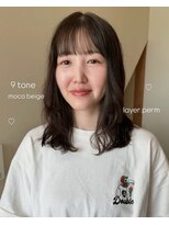 メゾンシアー(Maison Sheer)&nbsp;olive beige / ミディアムパーマ / デジタルパーマ