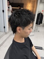 リアリクス(REALIX)&nbsp;ツーブロックアップバングショートベリーショート大宮メンズ
