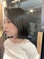 デュッカ(ducca) オリーブグレージュ×フレンチボブ