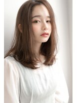 ルアナ ヘア アンド トリートメント(Luana)&nbsp;【Luana　難波】透け感ナチュラルベージュストレート