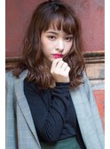 【Lond avenir本田奈穂美】大人可愛い低温デジタルパーマロング