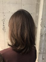 オッソ(OSSO)&nbsp;グレージュ_ネイビーカラーフレンチボブ