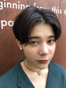 サク(Sac.) 絶壁解消☆ショートボブ×柔らかベージュ Sac.栃木優佑