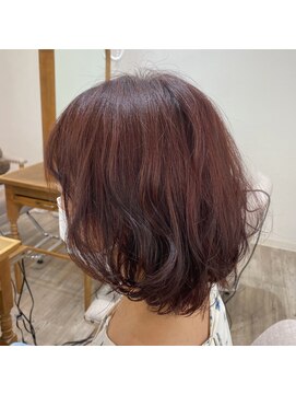 サンクチュアリ ウィズエデン 京橋店(Sanctuary with eden) 秋カラー◎チェリーブラウン