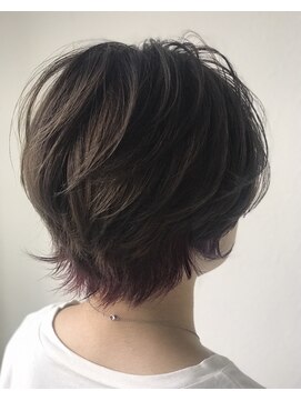 フェイス 延岡店(face) アースグレージュカラーインナーアメジストルビー