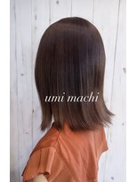 ウミマチ(umi machi)&nbsp;umi machi サラサラ外ハネベージュ　2022/7/26