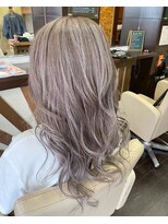 アド ヘア プレイス(adon hair place)&nbsp;アメジストシルバーカラー