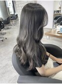 【透明感溢れる♪】オリーブグレージュ×ゆるふわ/新出奈津樹