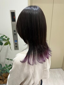 ジーナ セントラル銀座(Zina) 裾カラー*パープルカラー【ZinaCENTRAL】