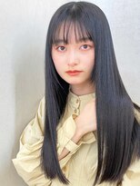 スリール 熊本(suri-ru) ★グレーベージュカラーダークアッシュベージュくすみカラー黒髪