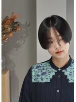 プランツ ヘアサロン(Plants HAIR SALON by GEORGE) 四角顔さんにおすすめ！斜めバングハンサムショート 元住吉