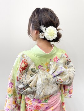 オル(Olu) 【MASAYA】結婚式お呼ばれヘア×振袖