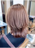 おしゃれ女子ウルフヘアくびれふんわりミディアム/新宿/新宿西口