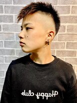 サロンドクロエ(Salon de Chloe)&nbsp;スキンフェード__ジェットモヒカン__ソフトツイストパーマ