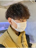 縦落ちツイストスパイラル縦落ちツイストパーマツイスパマッシュ