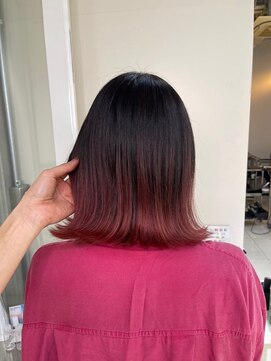 アンブルリュクス 中野(amble luxe) 【レッド系カラー】【グラデーションカラー】【中野美容室】