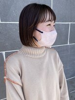 カミソメヤイロドリ(髪染やIRO-D-ORI)&nbsp;ダークアッシュ　ツヤ髪　透明感カラー　ヘッドスパ　ストレート