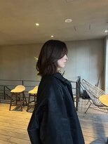 リバレッジ 広尾(Leverage)&nbsp;大人外国人風ミディアムレイヤー：Maho Toda