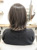 オリーブグレージュ/ゆるっとミディアムレイヤー/SHEER春日部店