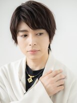 メンズヘア ビーセカンド 草加店(MENS HAIR B-2) 20代30代爽やかダークアッシュビジネスメンズショートe草加
