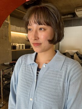 ハマモト 無造作なボブヘア