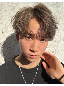 エッジ ヘア メイク(edge hair +make) メンズ/スパイラルパーマ/ツイストパーマ/ニュアンスパーマ/流山