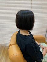 ふかみ理容院&nbsp;ナチュラルブラウン×ボブ