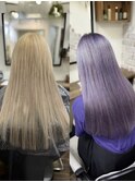 お客様カタログ＃新宿髪質改善ブリーチハイトーンエクステ韓国
