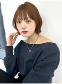 外ハネこなれミディ☆ボブレイヤー20代30代40代オリーブベージュ