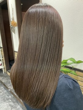 シェリー(Cherie) 夏カラー×髪質改善でツヤ感たっぷりスタイル