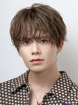 オーシャントーキョー サニー 原宿(OCEAN TOKYO Sunny)&nbsp;韓国マッシュフェザーパーマニュアンスパーマセンターパート黒髪