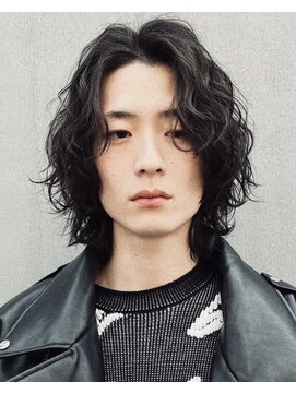 フィフス 大分(fifth) 大分ミディアムスパイラルパーマメンズカットメンズボブ30代