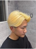 抜きっぱなしブロンド イエロー 渋谷メンズハイトーン