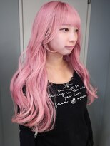 プネル(punel)&nbsp;原宿　ラベンダーピンク/アイドル前髪/ケアブリーチレイヤー