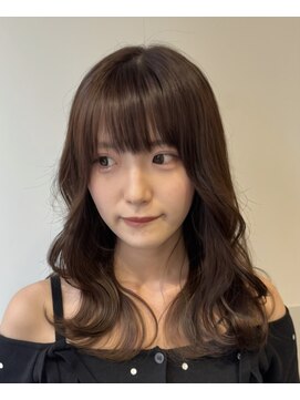 ヘアーメイク ロン(Ron) 青木/大人可愛いゆるふわレイヤー/チョコレートブラウン/長野