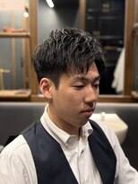 銀座 シノ 本店(shino)&nbsp;【理容室】アップバンク　メンズ　パーマ　刈り上げ