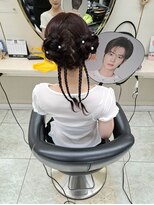 ビューティサロン東京堂&nbsp;ツインおだんご～編みたらし