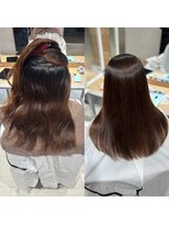 スープル オザキヤマ(SOUPLE.ozakiyama) 【髪質改善x縮毛矯正】SILKストレート