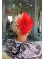 ガーデン ヘアー ワーク(garden hair work) RED & WHITE