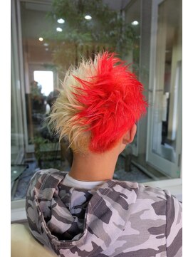 ガーデン ヘアー ワーク(garden hair work) RED & WHITE