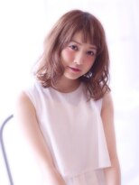 ザ ラボ アングゥ(The Labo ungu)&nbsp;ヌーディカラー×ほつれウェーブ