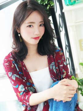 ジュレベール(JurerBelle) 【ジュレベール松田】 可愛く外ハネ大人クール女子ミディ