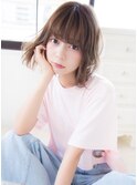 アンジュヘアー　大人かわいいセミウェットスタイル！