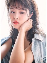 ヘアーアンドアトリエ マール(Hair&Atelier Marl)&nbsp;【Marl】暗髪カラーの抜け感セミディ