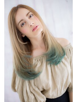 ヘアアンドビューティー ミック(Hair & Beauty miq) 個性的でカワイイ☆★攻め系グラデーションカラーb