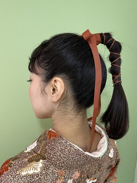 シェルベアー(Shell Bear) 袴アレンジ