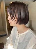 ボブレイヤー ウルフカット 顔周りレイヤー 担当山中