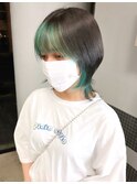 【Giblle.】ミントグリーン×フェイスフレーミング