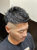 ヒロギンザバーバーショップ 神楽坂店(HIRO GINZA BARBER SHOP)&nbsp;スキンフェード ×ジェットモヒカン