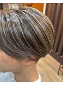 メンズ、マッシュハイライト